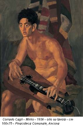 Corrado Cagli - Mirko - 1936 - olio su tavola - cm 100x75 - Pinacoteca Comunale, Ancona