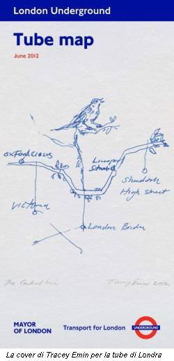 La cover di Tracey Emin per la tube di Londra