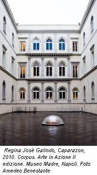 Regina Jos� Galindo, Caparazon, 2010. Corpus. Arte in Azione II edizione. Museo Madre, Napoli. Foto Amedeo Benestante
