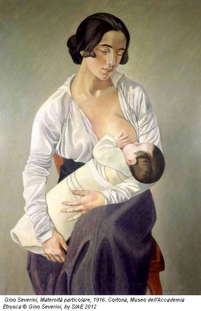 Gino Severini, Maternità particolare, 1916. Cortona, Museo dell'Accademia Etrusca © Gino Severini, by SIAE 2012